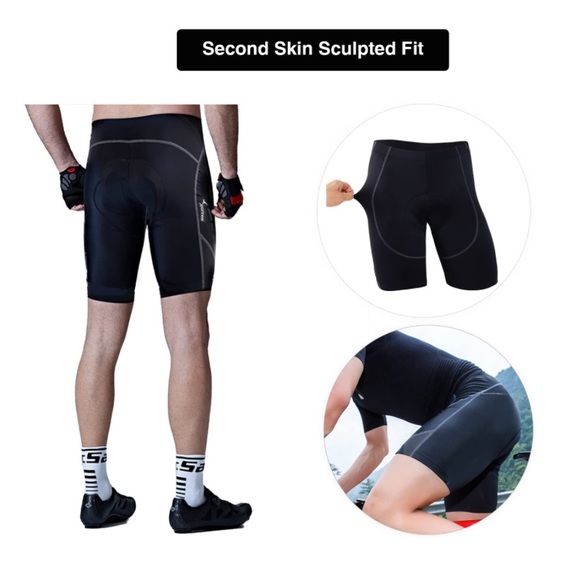 NWOT- Sportneer, Padded Bike Shorts for Men - Picture 6 of 7